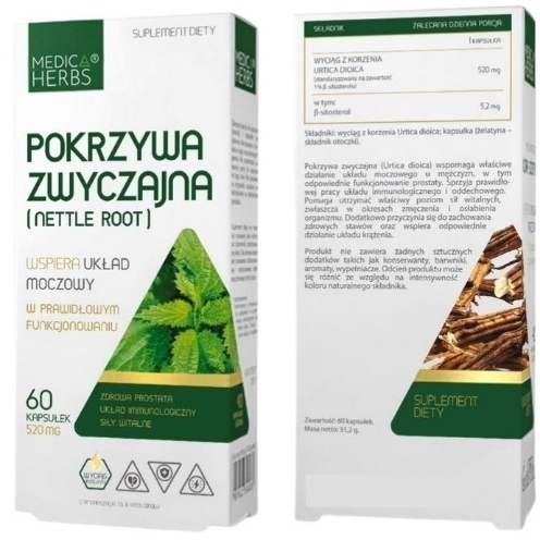 Medica Herbs Pokrzywa Zwyczajna 60 kapsułek
