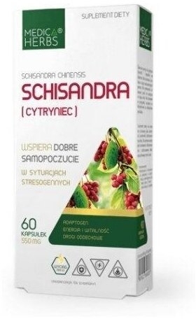 Medica Herbs Schisandra (Cytryniec) 60 kapsułek