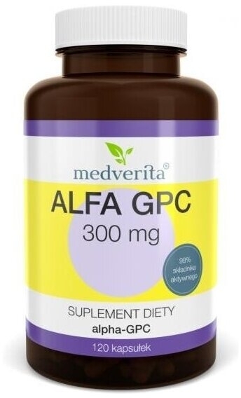 Medverita Alfa GPC 300 mg 120 kapsułek