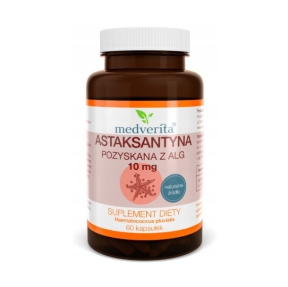 Medverita Astaksantyna 10 mg 60 kapsułek