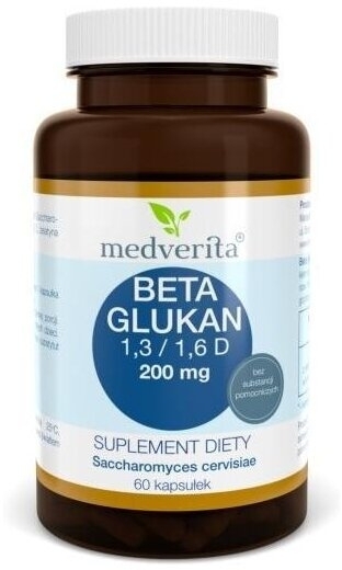 Medverita Beta Glukan 200 mg 60 kapsułek