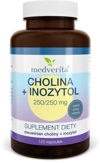 Medverita Cholina + Inozytol 120 kapsułek