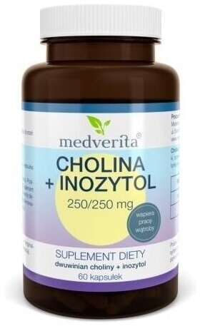 Medverita Cholina + Inozytol 60 kapsułek