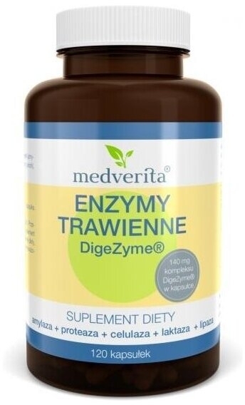 Medverita Enzymy trawienne 120 kapsułek