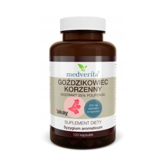 Medverita Goździkowiec korzenny 120 kapsułek