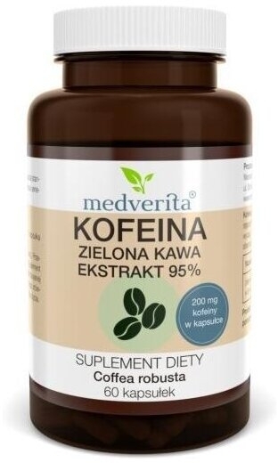 Medverita Kofeina 200 mg 60 kapsułek