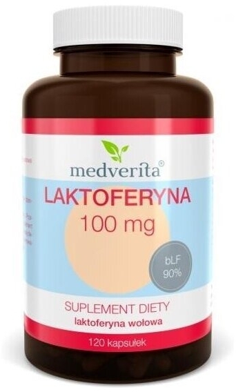 Medverita Laktoferyna 100 mg 120 kapsułek