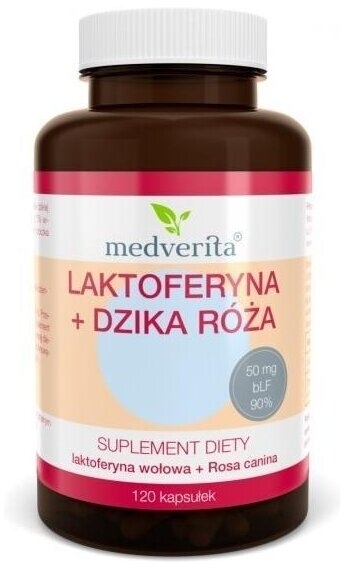 Medverita Laktoferyna + Dzika Róża 120 kapułek