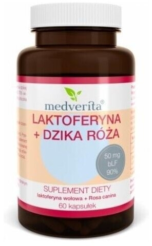 Medverita Laktoferyna + Dzika Róża 60 kapsułek