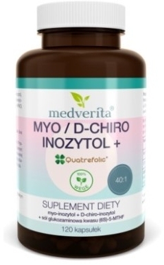 Medverita MYO/D-Chiro Inozytol + 120 kapsulek