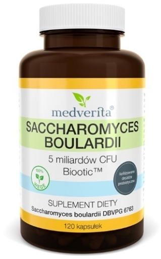 Medverita Saccharomyces Boulardii 120 kapsułek