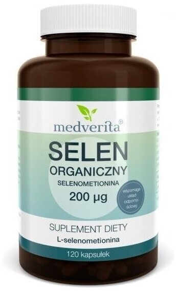 Medverita Selen organiczny 200 ug 120 kapsułek