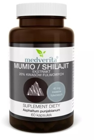 Medverita Shilajit/Mumio 60 kapsułek