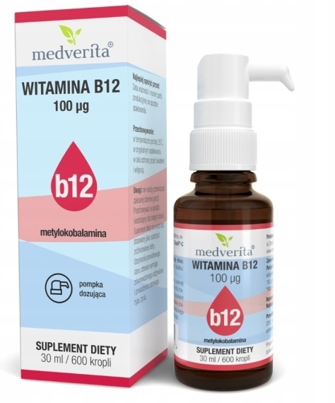 Medverita Witamina B12 30 ml/ 600 kropli