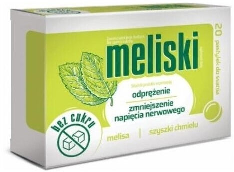 Meliski pastylki do ssania 20 sztuk