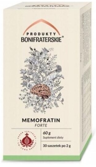 Memofratin Forte zioła do zaparzania Produkty Bonifraterskie 30 saszetek