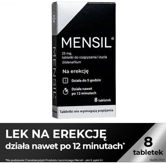 Mensil 25 mg 8 tabletek