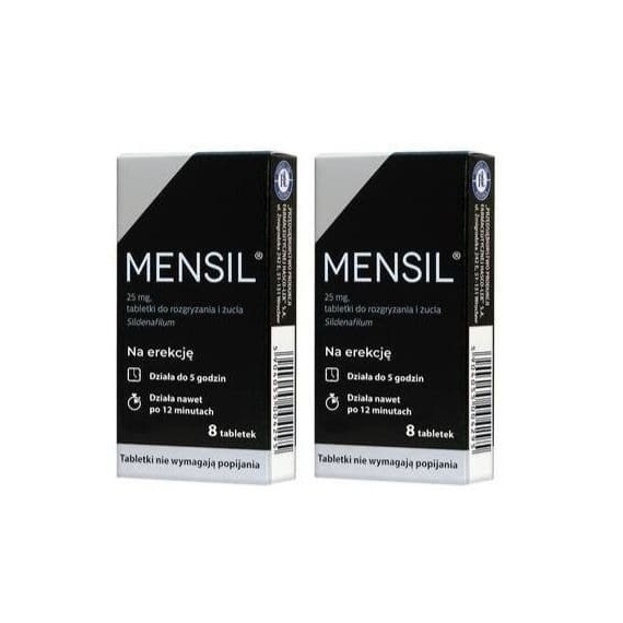Mensil 25 mg 8 tabletek Wielopak x2