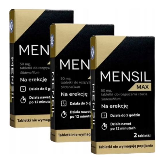 Mensil Max 50 mg 2 tabletki Wielopak x3