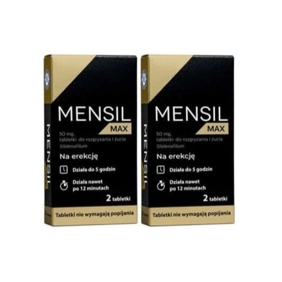 Mensil Max 50 mg 2 tabletki Zestaw: 2x2 tabletki