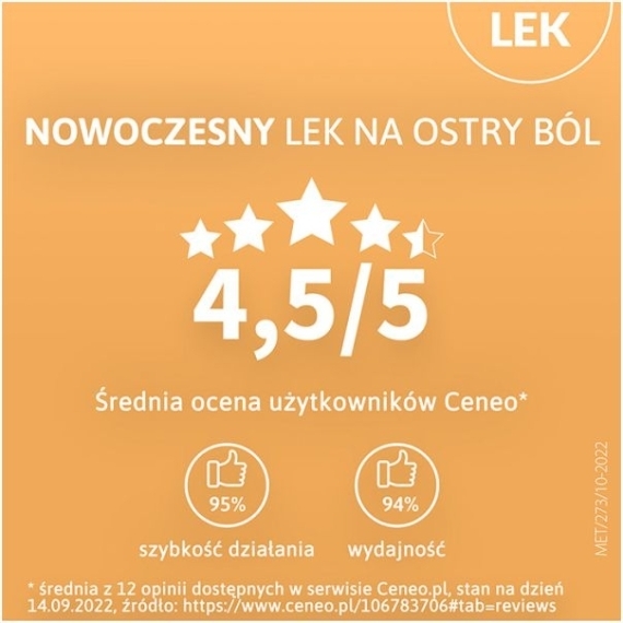 Metafen Dexketoprofen 20 tabletek powlekanych