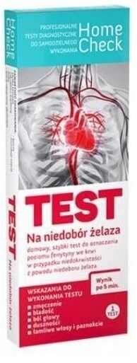 Milapharm Test Na niedobór żelaza 1 sztuka