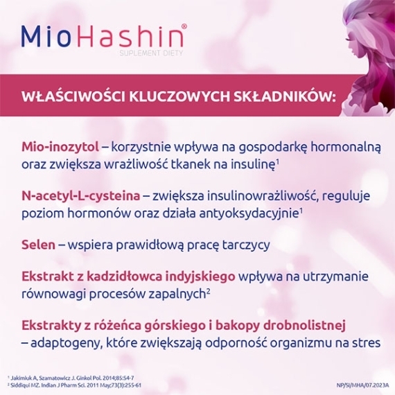 MioHashin 60 kapsułek Mio+30 kapsułek Hashin