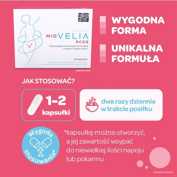 Miovelia PCOS 60 kapsułek
