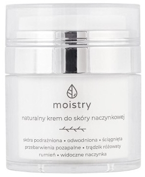 Moistry Naturalny krem do skóry naczynkowej 50 ml