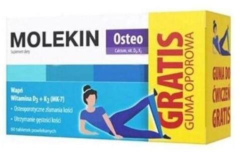 Molekin Osteo 60 tabletek + guma oporowa
