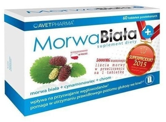Morwa Biała Plus 60 tabletek