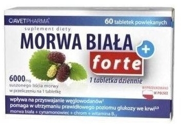 Morwa Biała Plus Forte 60 tabletek