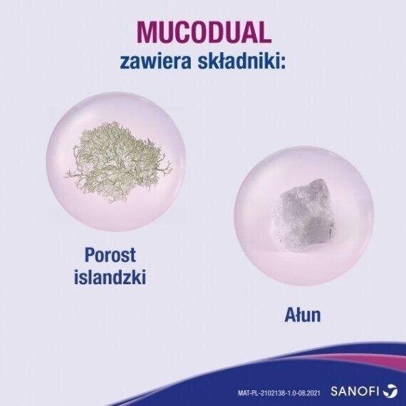 Mucodual 2w1 Kaszel + Gardło 18 Pastylek do ssania