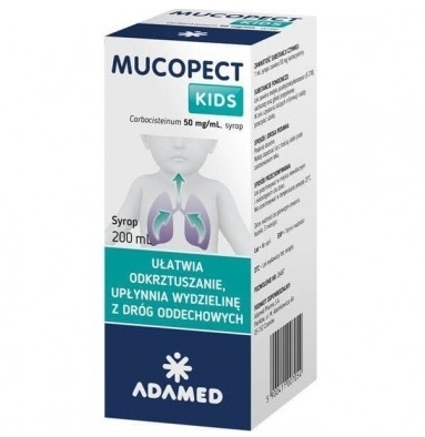 Mucopect Kids syrop 0,05g/ml 200ml