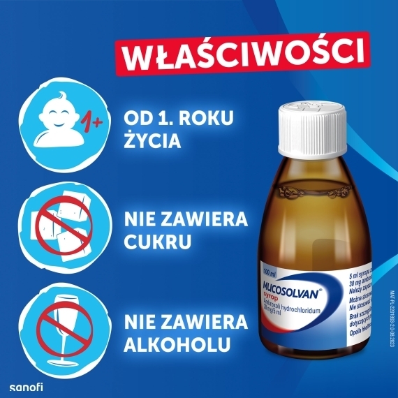 Mucosolvan 30 mg/5 ml syrop 100 ml