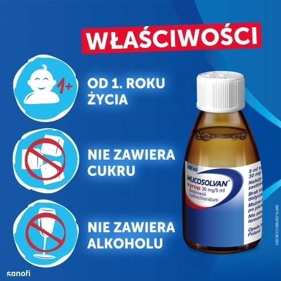 Mucosolvan syrop 0,03 g/5ml 200 ml