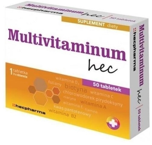 Multivitaminum Hec 50 tabletek