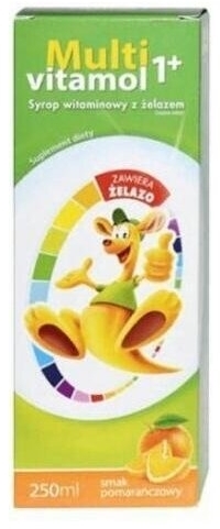 Multivitamol 1+ Syrop witaminowy z żelazem 250 ml