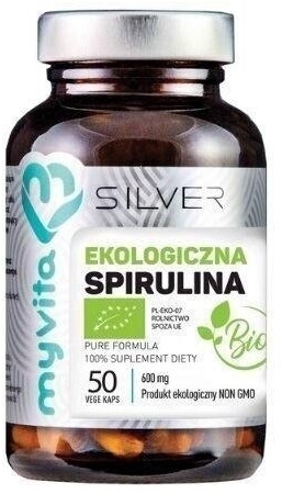 MyVita SILVER Spirulina BIO 50 kapsułek