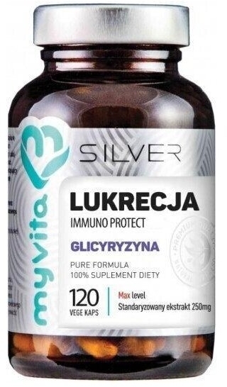 MyVita Silver Pure 100% Lukrecja 120 kapsułek