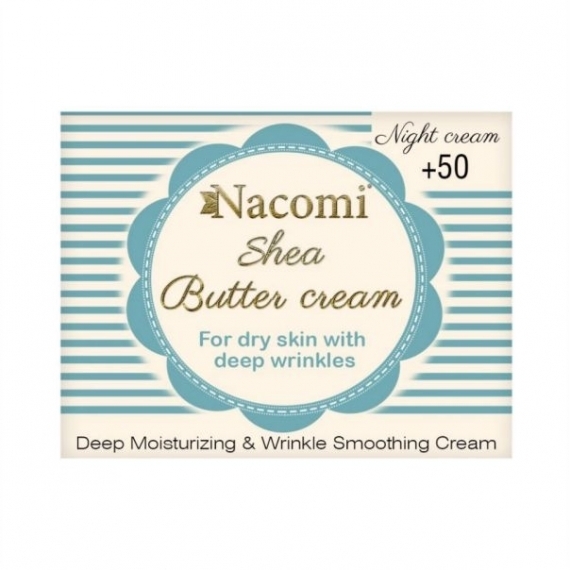 NACOMI Krem shea 50+ na noc 50 ml