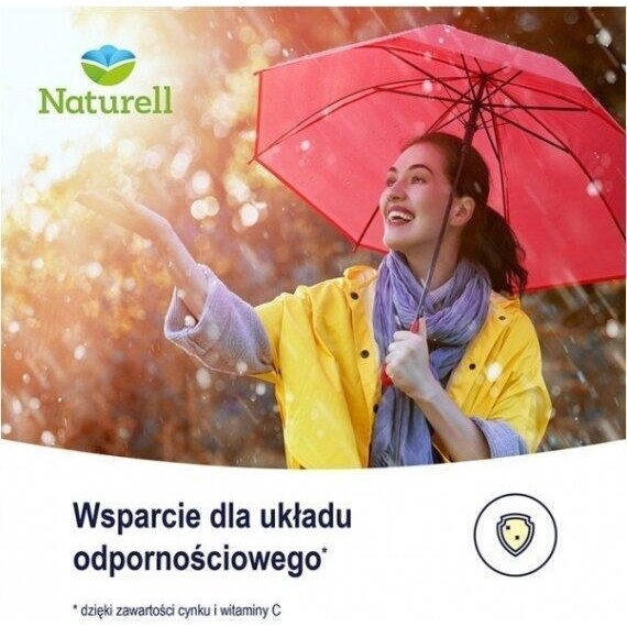 NATURELL Cynk organiczny + C 60 tabletek