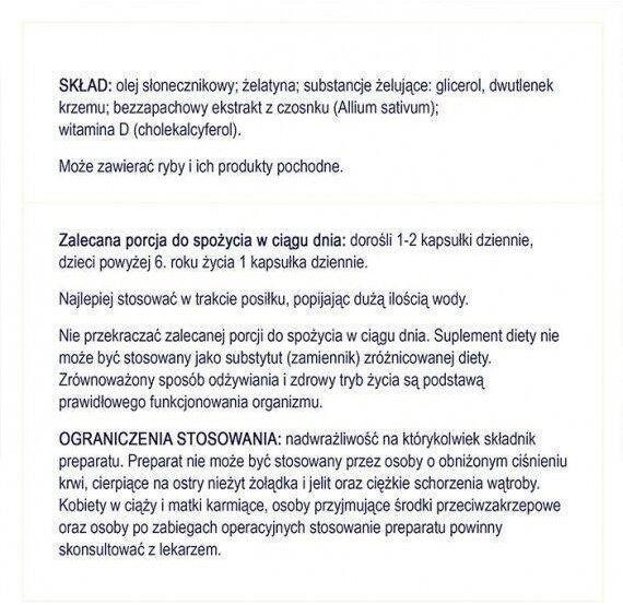 NATURELL Czosnek forte bezapachowy 90 kapsułek