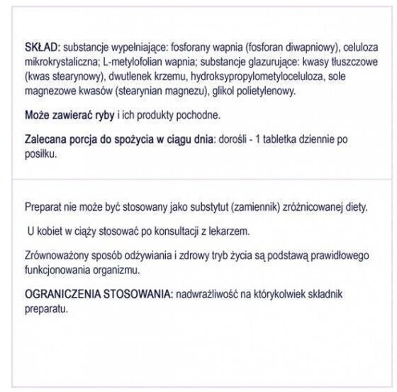 NATURELL Folian Forte 30 tabletek 
