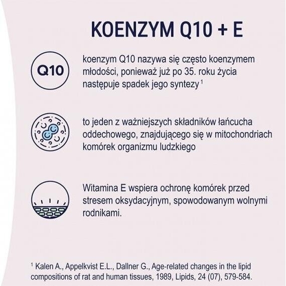 NATURELL Koenzym Q-10+E 60 kapsułek