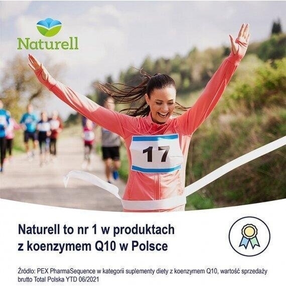 NATURELL Koenzym Q-10+E 60 kapsułek