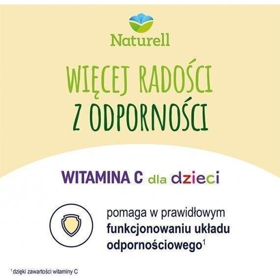 NATURELL Witamina C dla dzieci 60 tabletek
