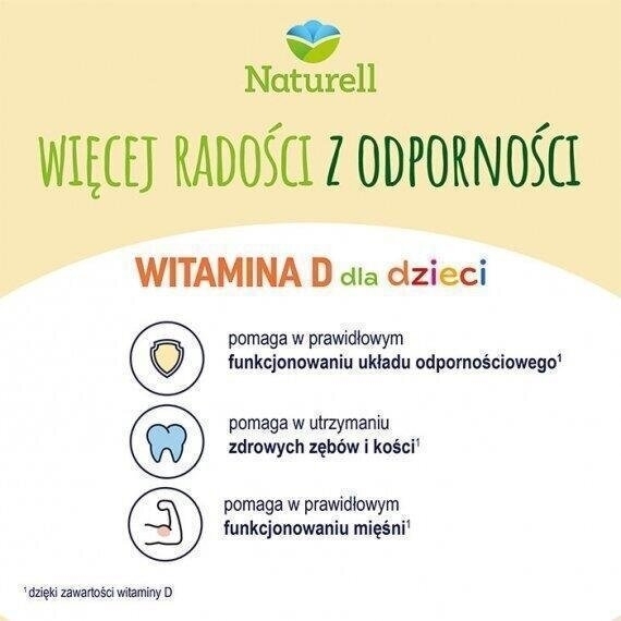 NATURELL Witamina D dla dzieci 60 tabletek