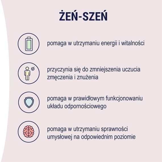 NATURELL Żeń-szeń Forte 60 tabletek