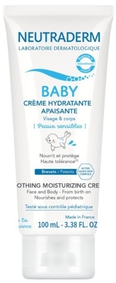 NEUTRADERM BABY Łagodzący Krem nawilżający do twarzy i ciała 100 ml